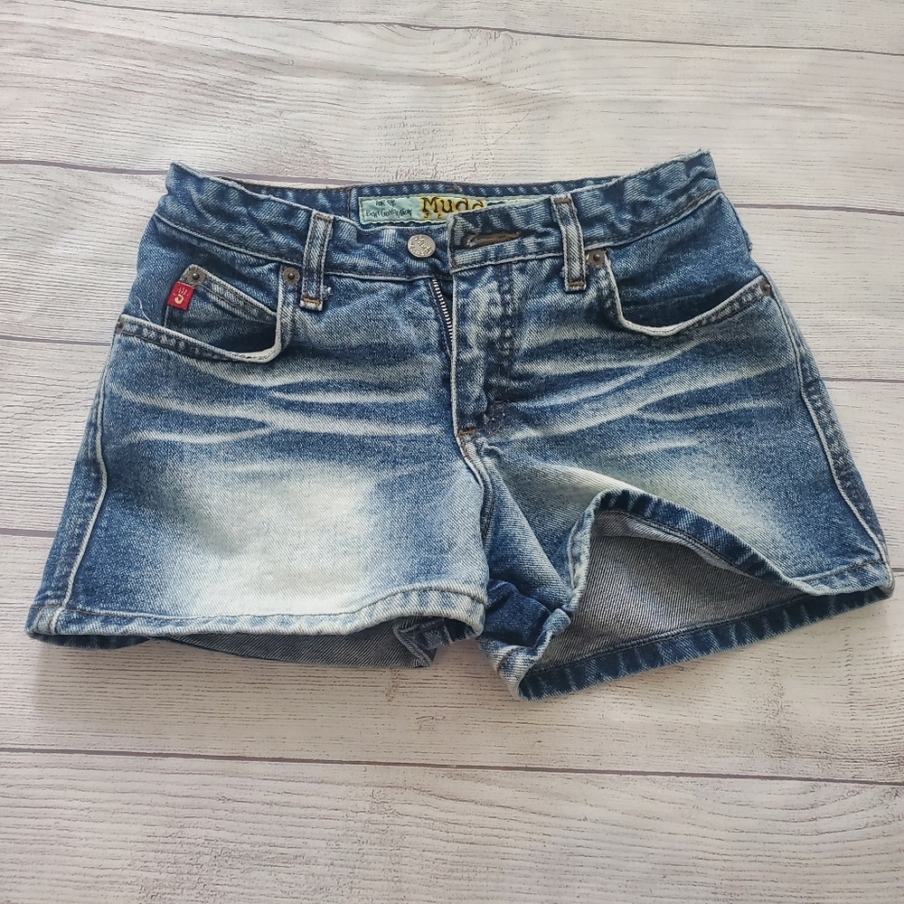 Mudd Y2K Girl's jean shorts. Juniors size 1.
